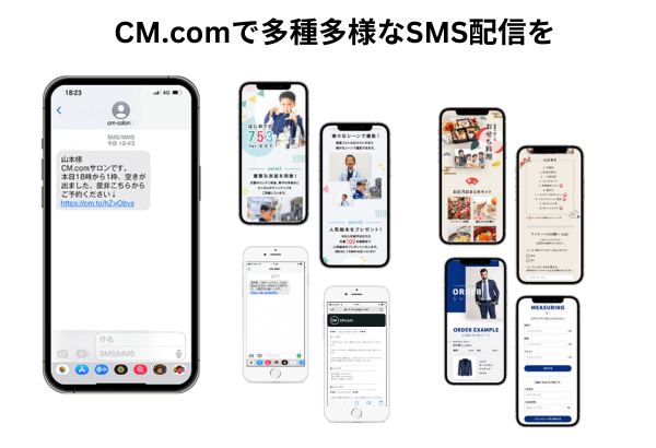 SMS配信の企業活用事例