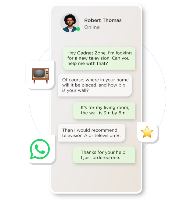 whatsapp business assisted sales